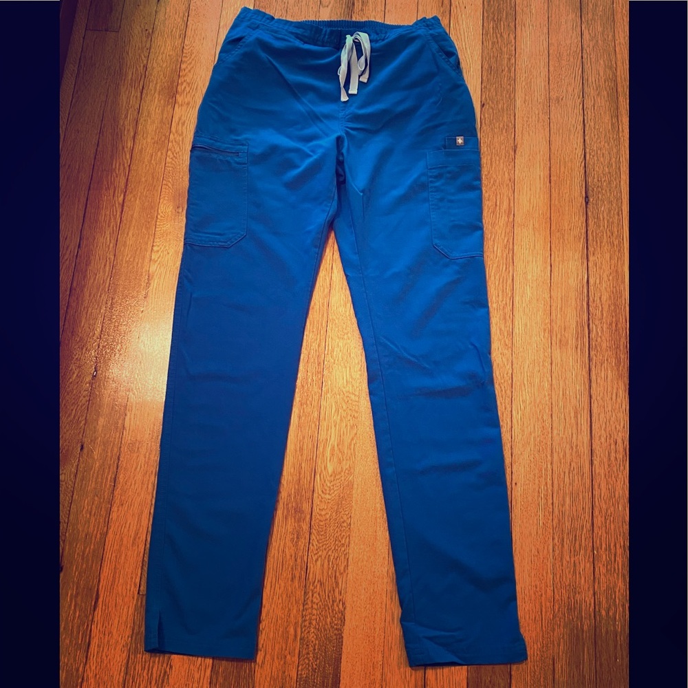 Figs Yola Skinny Scrub Pant - Royal Blue